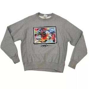 Champion x King Saladeen sweatshirt Men's M gray money bear 2018 capsule RARE